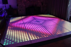 DJ Peter's LED dancefloor